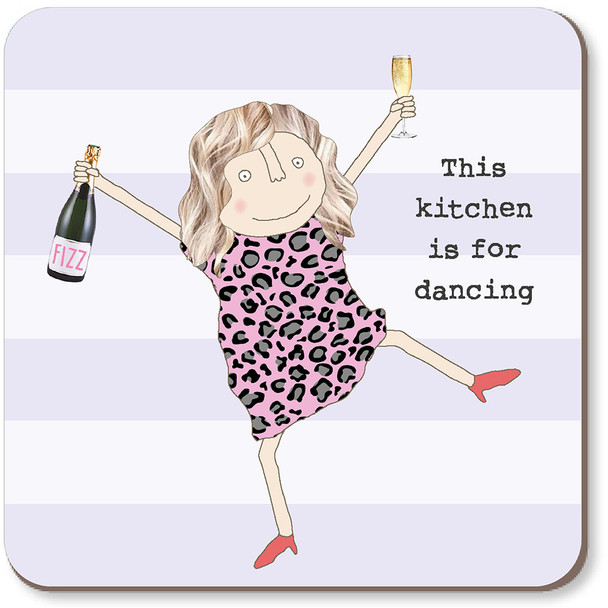 Coaster - Kitchen Dancing (10x10cm Cork Backing)