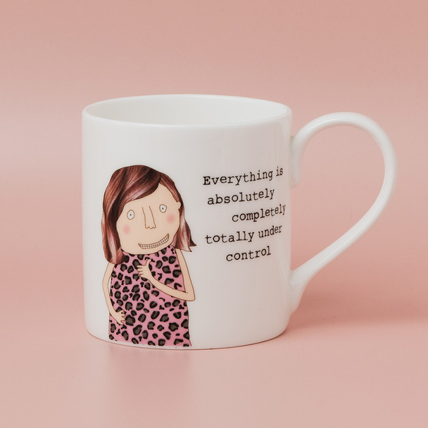 Boxed Bone China Mug - Under Control (90x85mm/350ml)