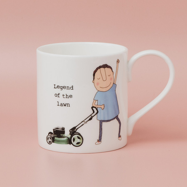 Boxed Bone China Mug - Lawn Legend (90x85mm/350ml)