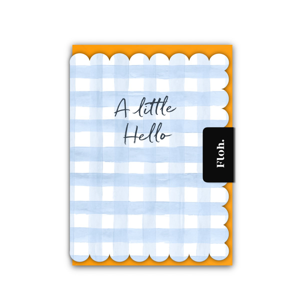 Small Card TOY- Little Hello (scallop, unbagged 90x120mm)
