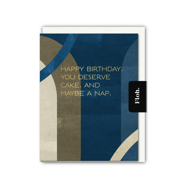 HB- Deserve Cake (Foiled Text,unbagged 108x140mm)