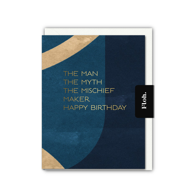 HB- The Man.. (Foiled Text,unbagged 108x140mm)