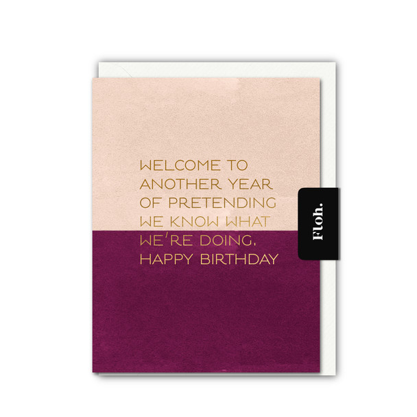 HB- Pretending (Foiled Text,unbagged 108x140mm)