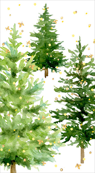 Guest Towel- White Christmas Pkt15 (X26CAG 18150)