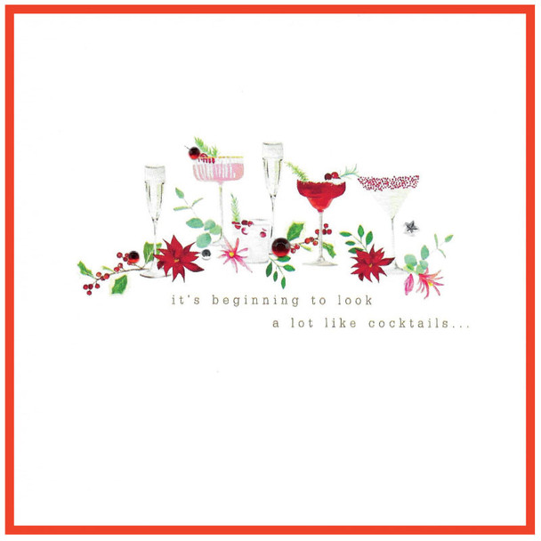 Handfinished - Christmas Cocktails (14cm) (X26CIN PHX024)
