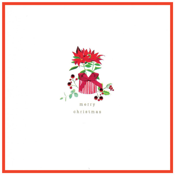 Handfinished - Christmas Pointsettia (14cm) (X26CIN PHX025)