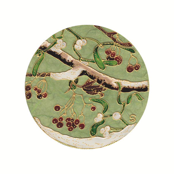 Glass Painting - Branch & Berries (X26COL SR03)