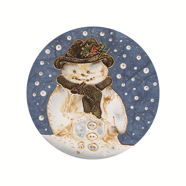 Glass Art - Snowman