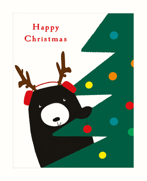 Bear Christmas Tree (138 x 170) (X26ART BEX08)