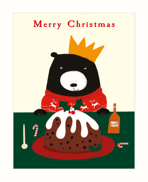Bear Christmas Pudding (138 x 170)