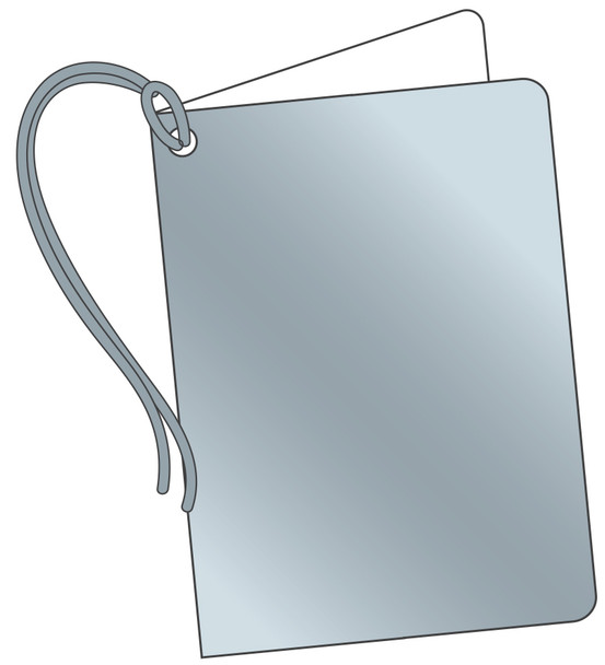 Tag Pk4 - Silver Foil (Foil,152x100mm)