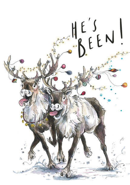 He's Been Reindeer (170 x 120) (X26ART TAX02)