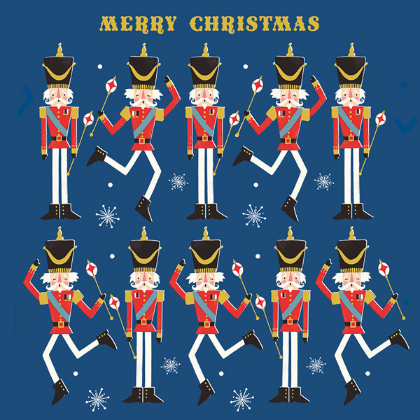 SALE Charity Pack (6) - Soldiers On Blue (SQ130mm Foil) (X26ART XP203)