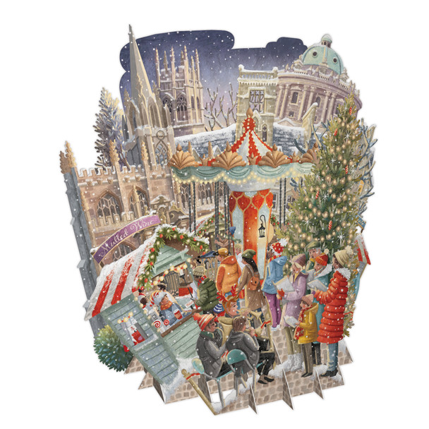 Pop Up Laser Cut - Oxford Christmas