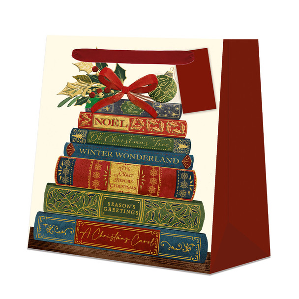 Gift Bag Medium- PK Yuletide Library (W22xH22xD8cm)