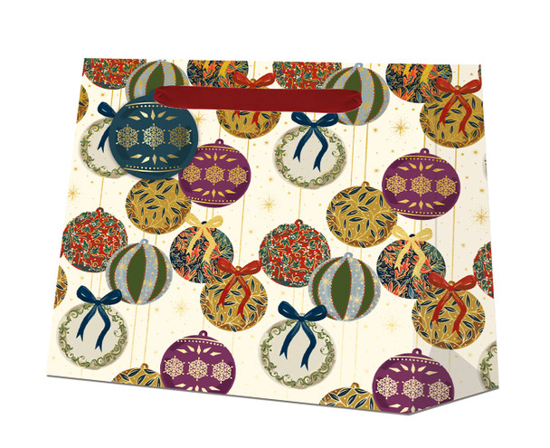 Gift Bag Med Landscape- PK Golden Yuletide (250 x220x100mm)