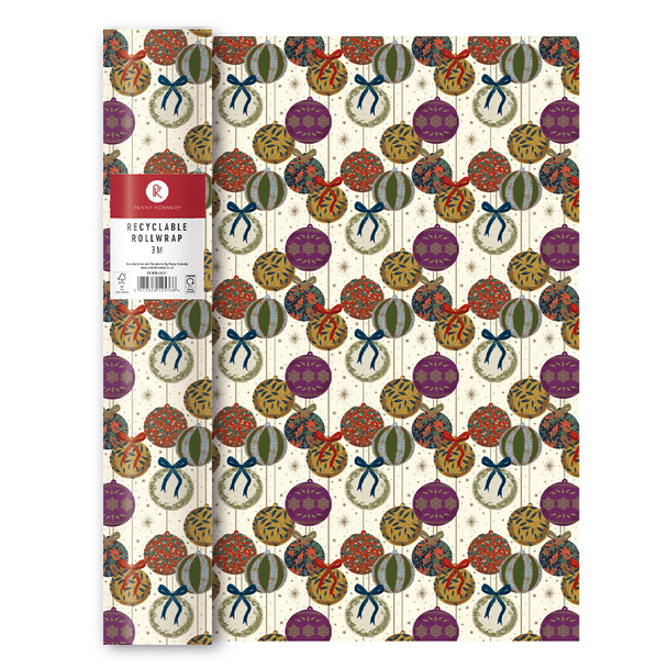 Rollwrap 12BIN- PK Golden Yuletide (3mtrx70cm)