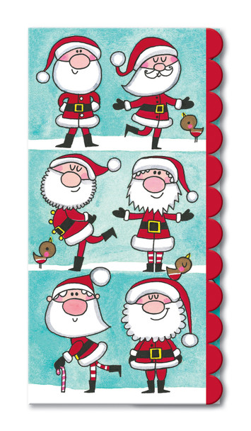 Money Wallet - Santas (X26RED XMON03)