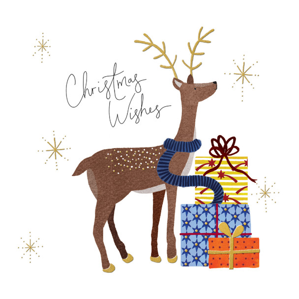 Christmas Wishes Reindeer (Foil,15.8x15.8cm)