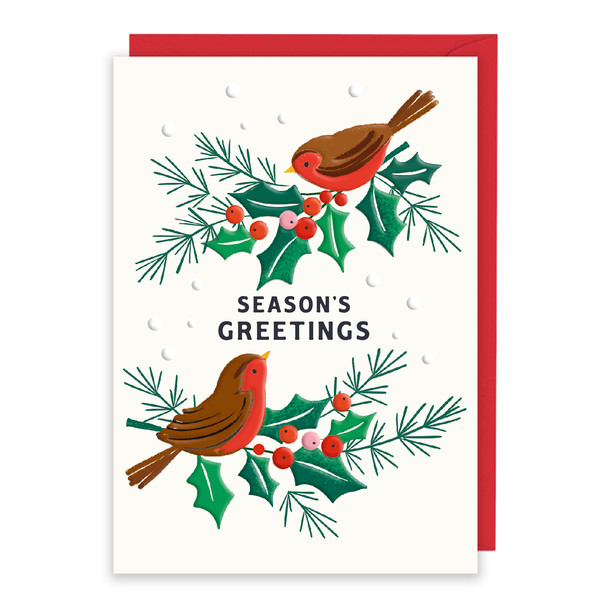 Season's Greetings Robins (X26RRO MEM009)