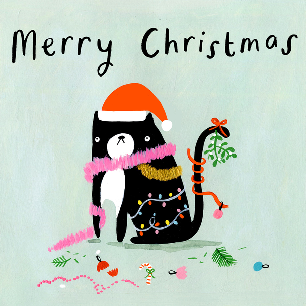 Black Cat Christmas Lights (X26SOO SPROUT02)