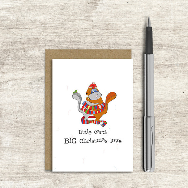Small Card- Big Christmas Love (A7 Unbagged) (X26DAN FBJ917)