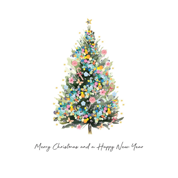 Merry Christmas & HNY Tree (X26FDS AB05)