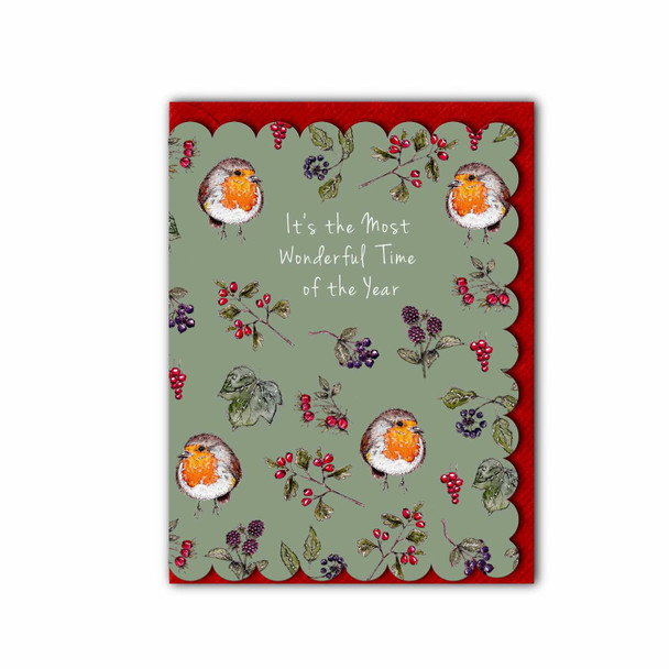 Small Card- Most Wonderful Time (Unbagged 90x110mm)
