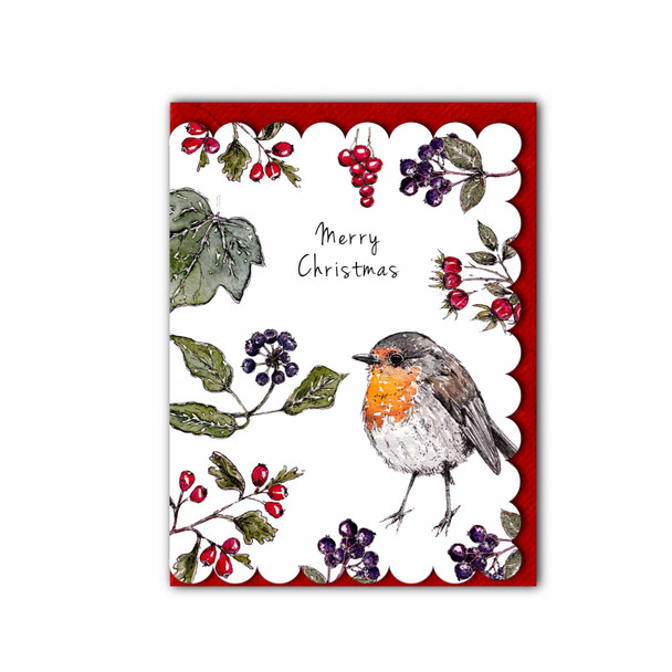 Small Card- Merry Christmas (Unbagged 90x110mm)