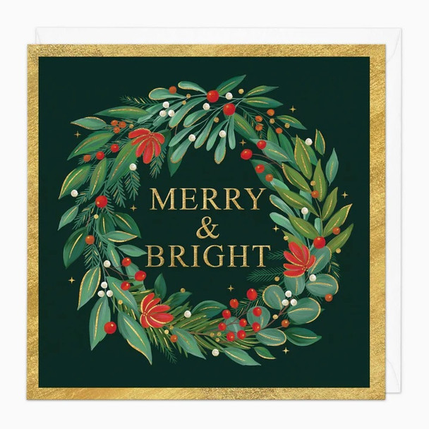 Green & Gold Merry & Bright (Unbagged)