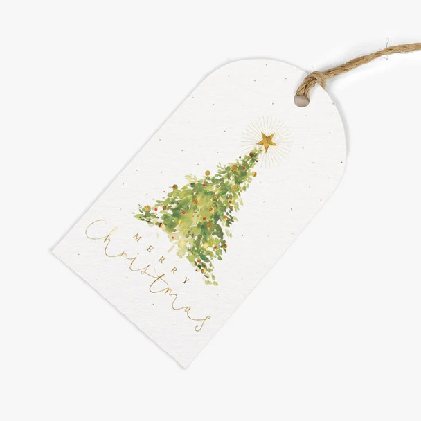 Christmas Gift Tag Pk6 - Christmas Tree