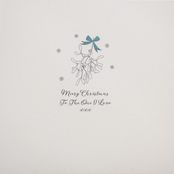 One I Love Mistletoe (Handfinished Gems, SQ155mm)