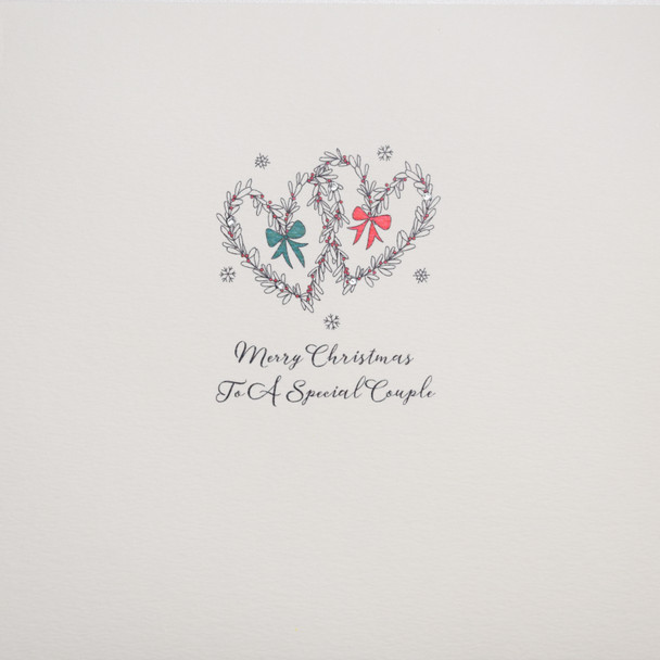 Special Couple Heart Wreaths (Handfinished Gems, SQ155mm)