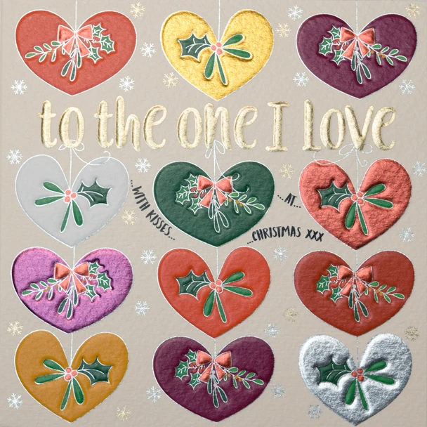 One I Love Heart Baubles