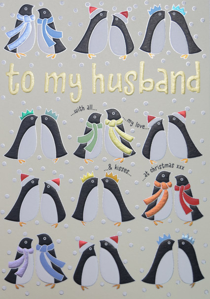 To My Husband Penguins