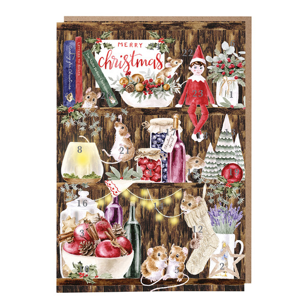 Advent Card A4 - The Christmas Pantry