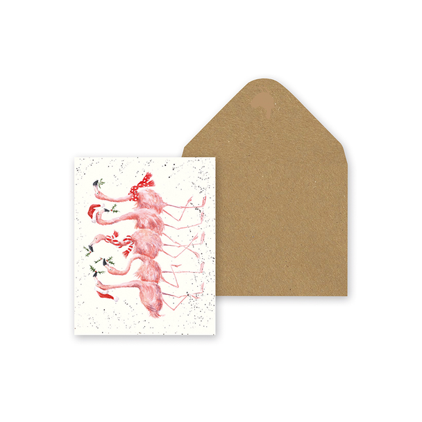 Mini  (unbagged) - Flamingle Bells (91x72mm) (X26WRE XGE014)