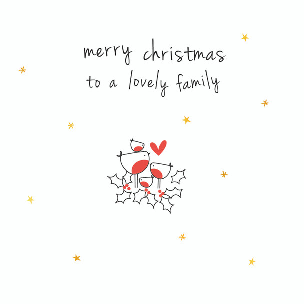 To a Lovely Family (unbagged) (X26BBD BRDX002)