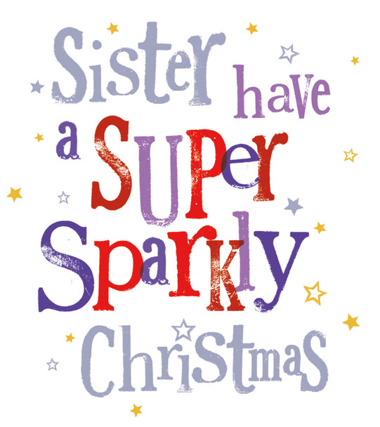 Sister Super Sparkly Christmas (X26DLO BRX031)