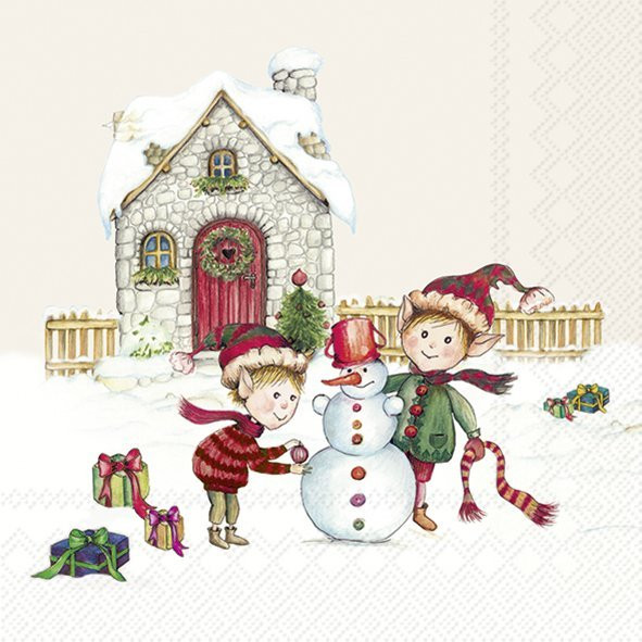 SALE - Elves at Work-Cocktail