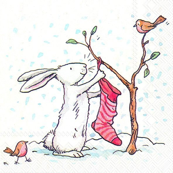 Charming Snow Rabbits (X26IHRL 728100)