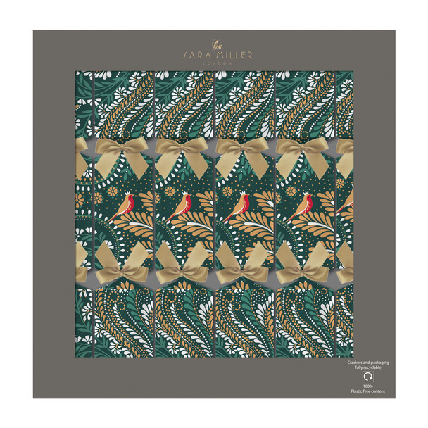 Crackers 33 cms SM Robin Filigree (Box 6) (X26PKCK 19160313)