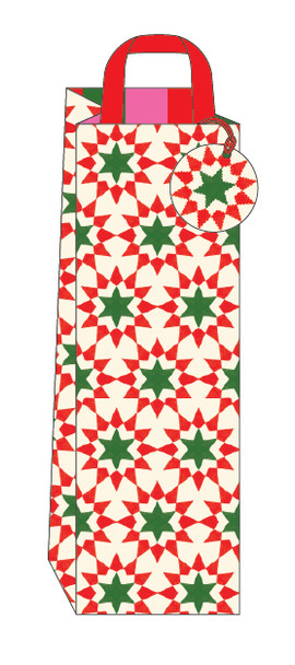 Bag Bottle - Geo Stars 120x360x89mm