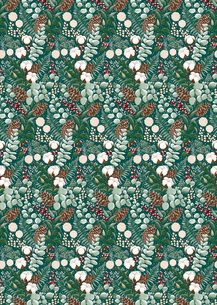 Wrap - Winter Berry Christmas 500x700mm (X26ART GWX64)