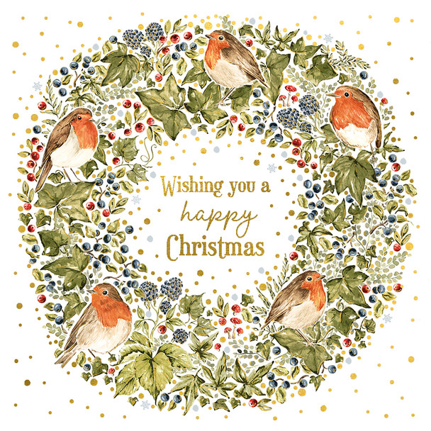 Box (8) SALE- Countryside Wreath (SQ165mm) (X26ART LBX100)