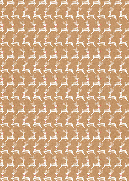 Rollwrap SALE- Kraft Reindeer 3m