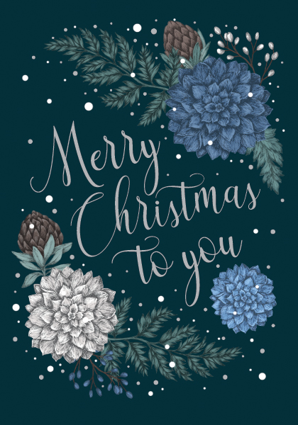 SALE Merry Christmas To You (Foil,Flitter,Emboss)