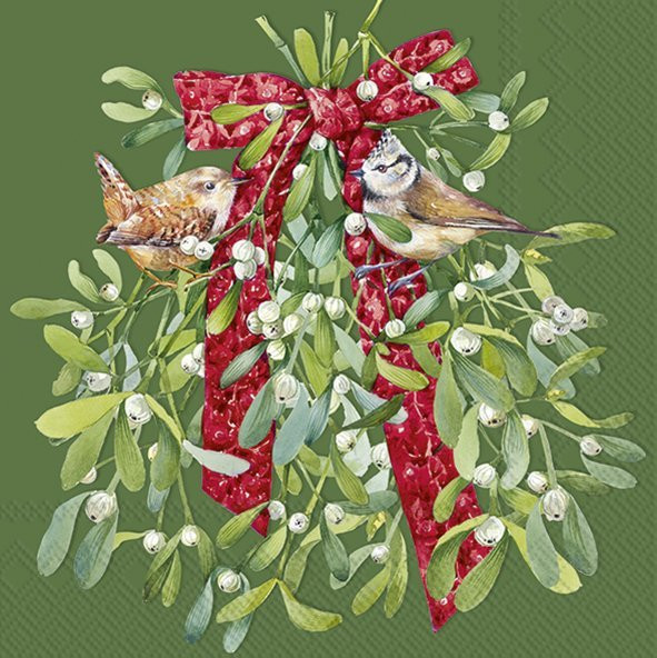 Birds in Mistletoe Green