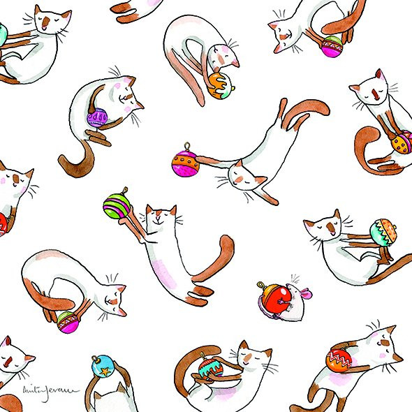 Anita Jeram - Playing Cats