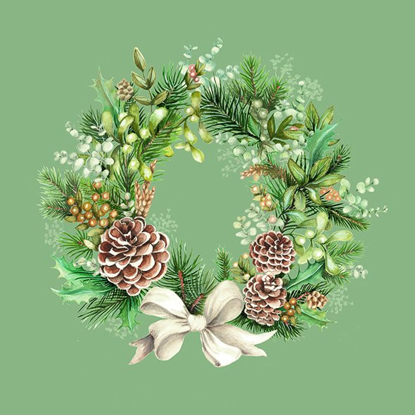 Wreath of the Forest-Green